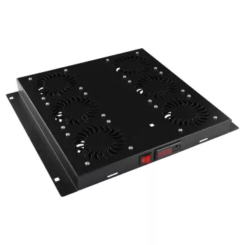 6 ventilatoren, digitale thermostaat