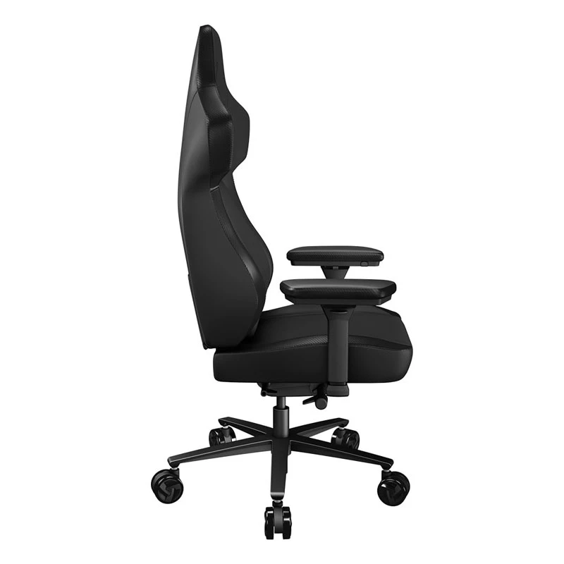 ThunderX3 CORE moderne universele gamingstoel, gevoerde zitting, zwart
