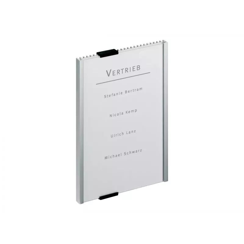 Durable infobord acryl aluminium zilver 4806-23