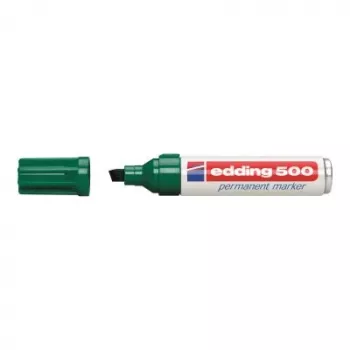 Permanentmarker Edding 500 beitelpunt groen