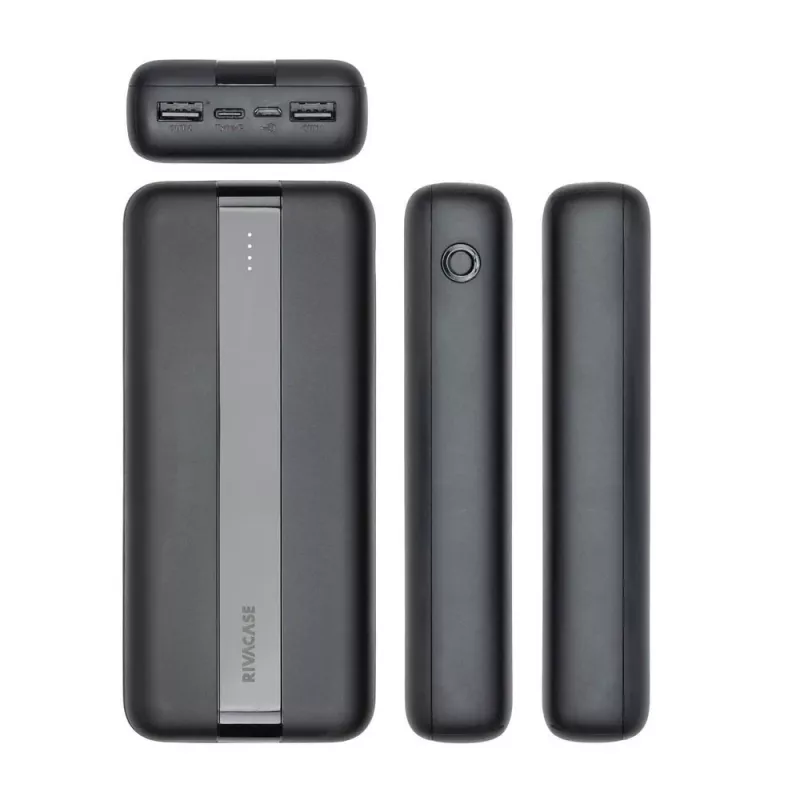 Powerbank USB 20000MAH/VA2081 zwart Rivacase