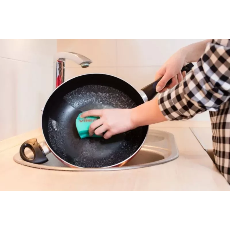Geprofileerde spons schuurspons Vileda Pur Active 2 st.