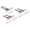 Interne Mini-PCIe-interfaceadapter DELOCK 95279 — seriële host, Mini-PCIe-uitgang, RS-232-ondersteuning, 460,8 Kbit/s, FIFO 256 B, 30×51×10 mm