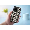 Hoes iKins voor Samsung Galaxy S20 Ultra — piramidepatroon, zwart