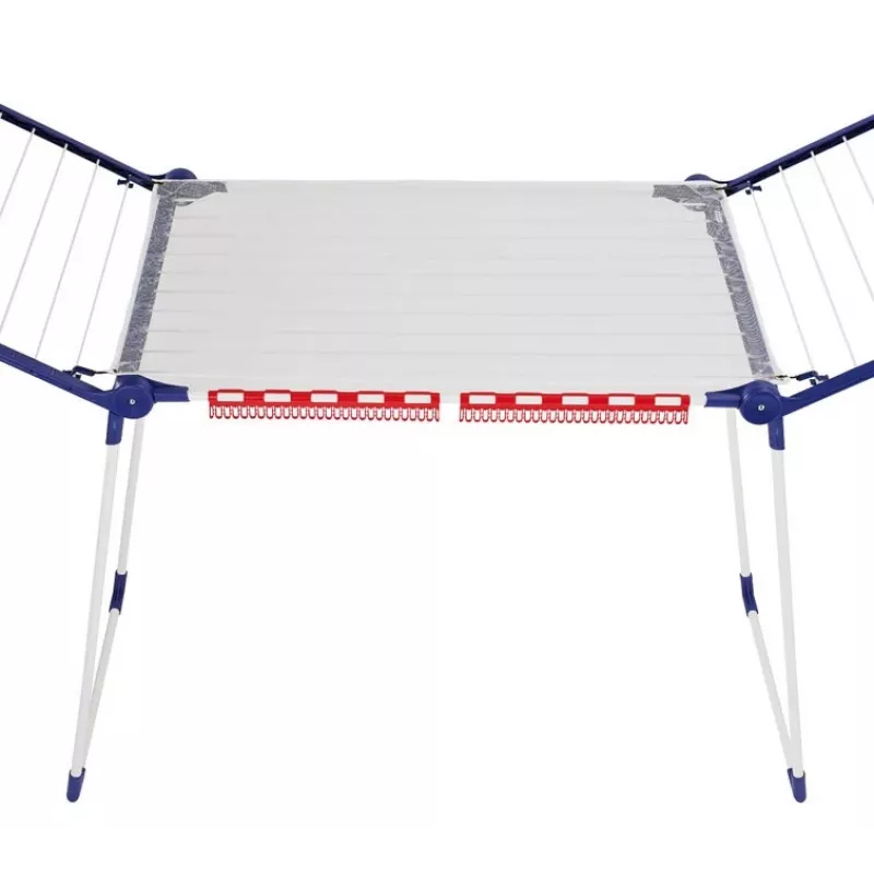 Staande wasdroger Leifheit Pegasus 200 — blauw/wit