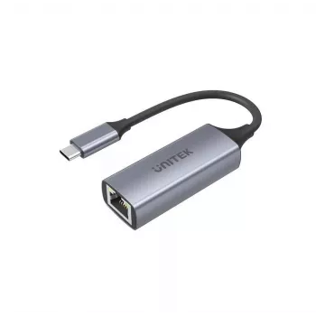 Netwerkkaart Unitek U1312A, IEEE 802.3, grijs, 0,5 m kabel