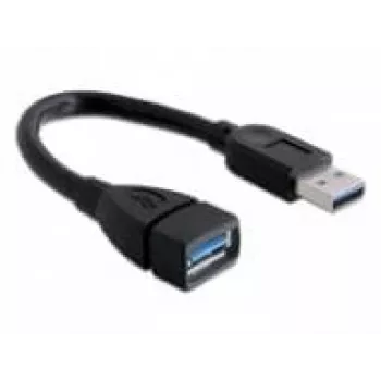 USB-kabel DeLOCK 82776 0,15 m zwart