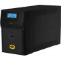 Uninterruptible power supply ORVALDI ID2K0CH line-interactive 2 kVA / 1200 W, 24 V, 9 Ah accu's, LCD, USB, compact zwart