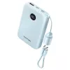 Powerbank Vention 10000mAh 22,5W — 2× USB‑C, 1× USB‑A, blauw