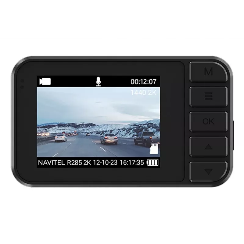 Auto-dashcam Navitel R285 2K, 2-inch-IPS-display, 2560×1440 resolutie, ingebouwde kaarten
