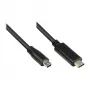 Good Connections USB2.0-kabel C-Mini B 5-polig zwart 1,8 m