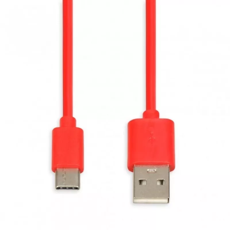 USB-kabel IBOX IKUMTCR 1 m, USB A naar USB‑C, USB 2.0, rood