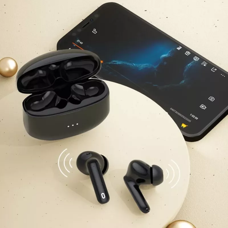 Hoofdtelefoon Manta MTWS008B Rytmo zwart