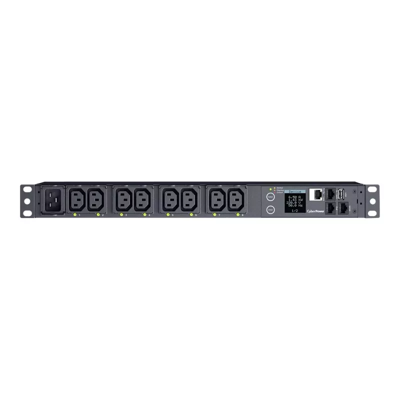 CyberPower PDU41005 Power Distribution Unit (PDU) 8 AC-uitgangen 1U zwart