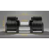 Verstelbare gietijzeren dumbbell Rebel Active 36 kg, automatische stappen van 2 kg