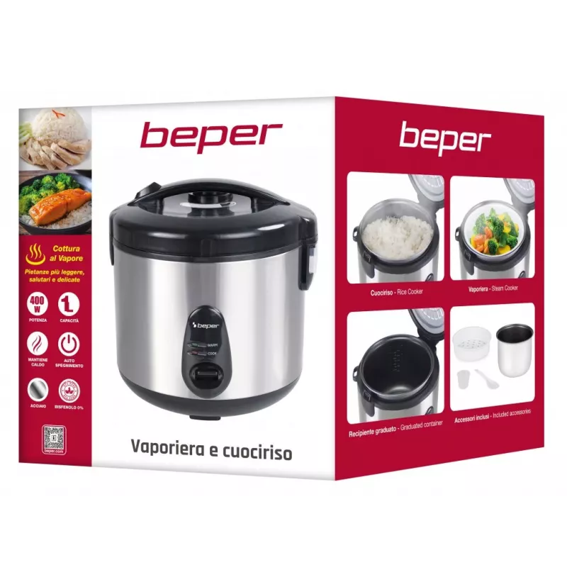 Beper P101VAP002 rijstkoker en stomer