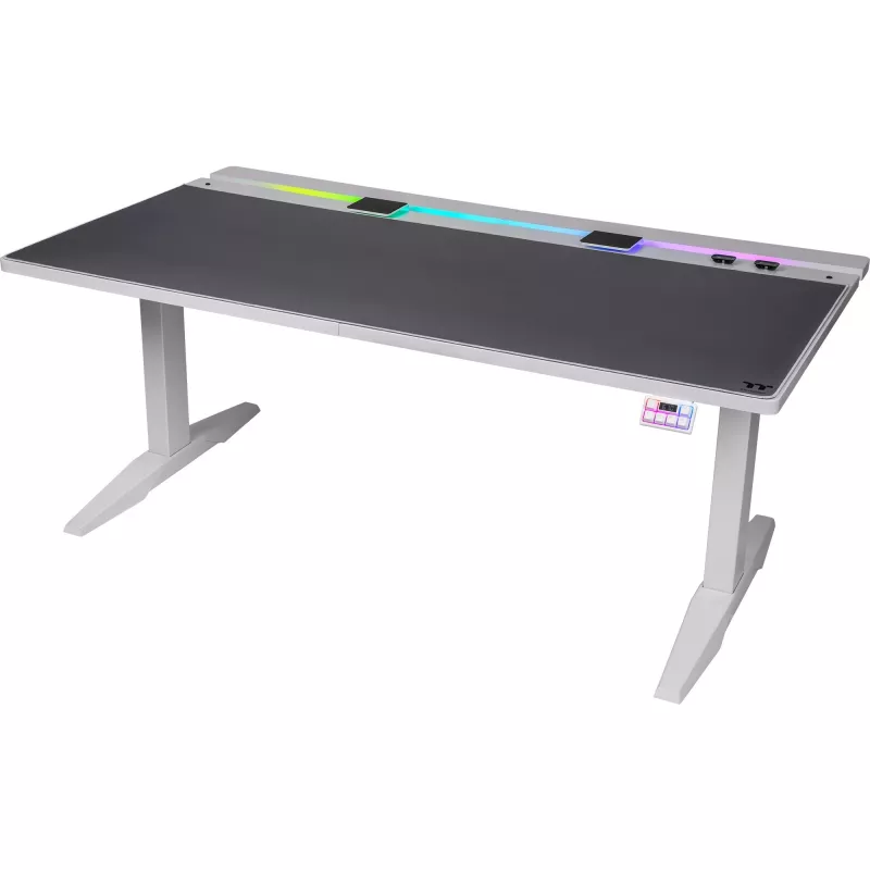 Computertafel Thermaltake GGD-G70-WHEIRX-22 zwart recht rechthoekig spaanplaat