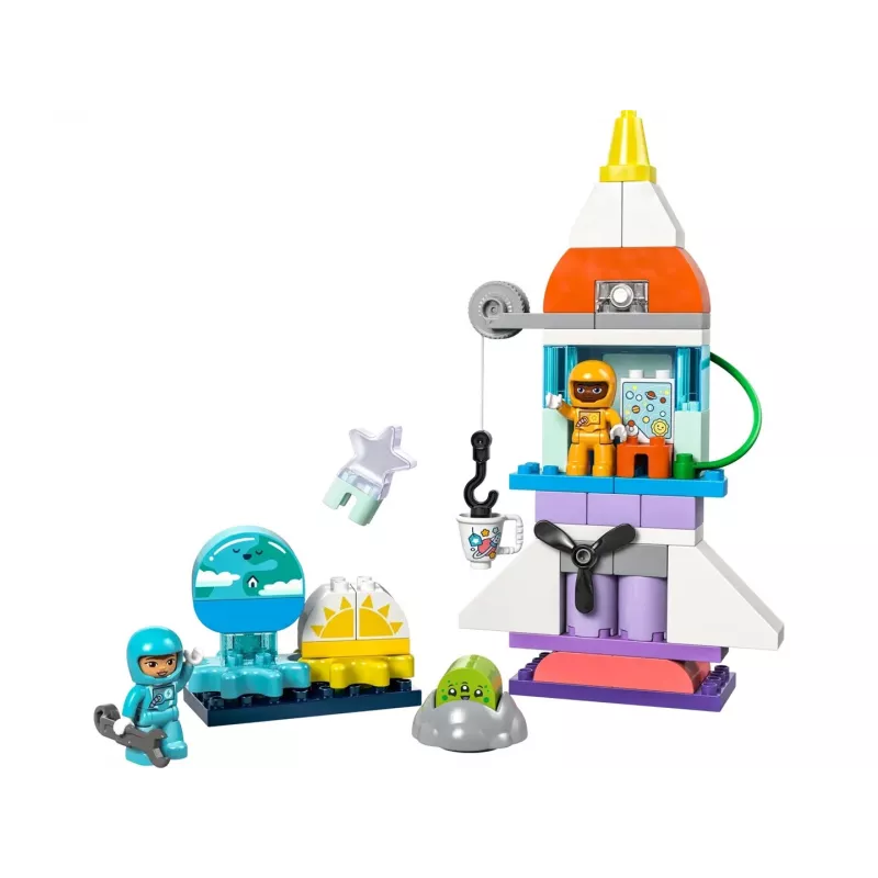 LEGO DUPLO 3in1 Space Shuttle Adventure raket speelgoed 10422