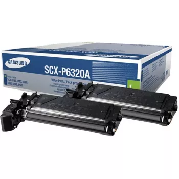 Samsung SCX-P6320A 2-pack Zwart tonercartridges, 16000 pagina's, Zwart, 2 st.