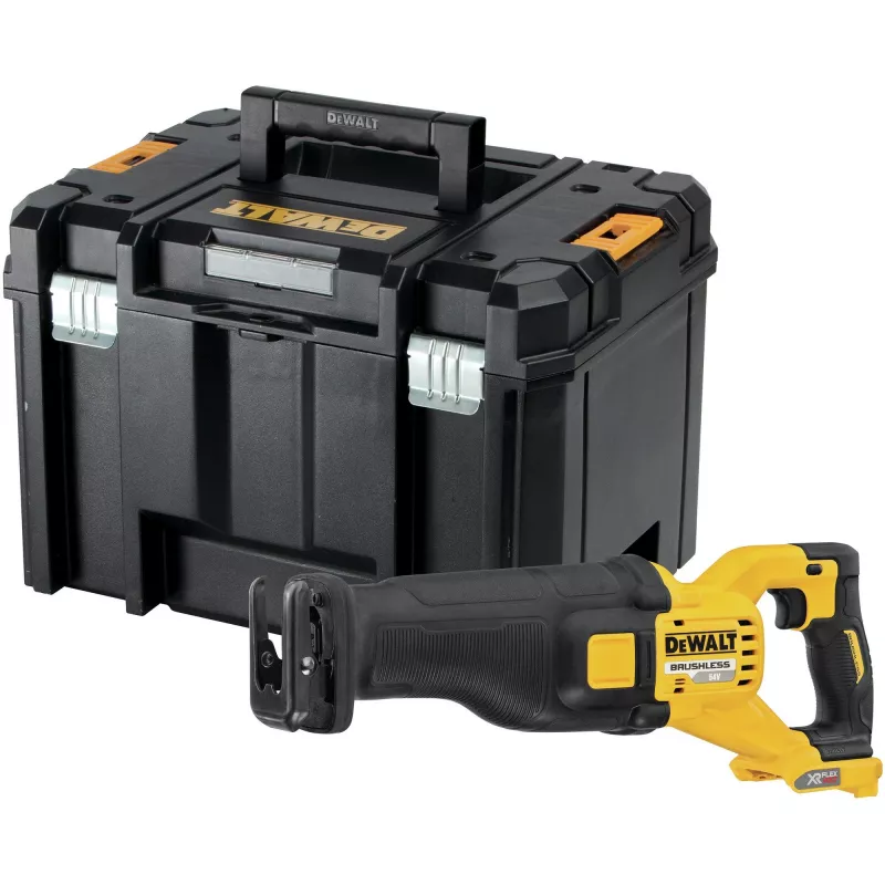 DEWALT DCS389NT reciprozaag FlexVolt 54V TSTAK zwart, geel