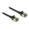 Netwerkkabel DeLOCK RJ45 Cat.8.1 F/FTP slank Pro 5m zwart