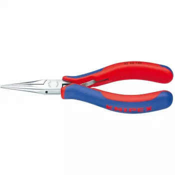 Knipex elektronica-grijptang totale lengte 145 mm vlakke ronde bekvorm 6 meercomponenten-greep