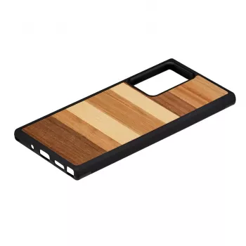 Beschermhoes Man and Wood voor Samsung Galaxy Note 20 Ultra — zwarte houtafwerking
