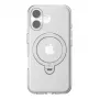 Beschermhoesje transparant Torras Ostand Spin voor iPhone 16 – helder, slanke pasvorm