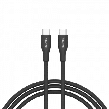 CANYON kabel CC60SC10 C-C 60W 1m siliconen zwart