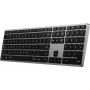 Satechi SLIM X3 toetsenbord Bluetooth QWERTZ Duits zwart - grijs (ST-BTSX3M-DE)