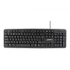 Toetsenbord Gembird KB-U-103-RU kantoor USB QWERTY Engels Russisch zwart