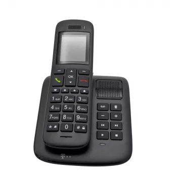 Telekom Sinus A 32 DECT-telefoon met nummerherkenning ebony