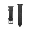 Leren band voor Apple Watch FIXED FIXLST-434-BK — zwart, vervangingsband