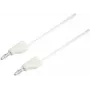 VOLTCRAFT testkabel [stekker 4 mm - stekker 4 mm] 1,5 m wit MSB-300 (MSB-300-1.5-WS)