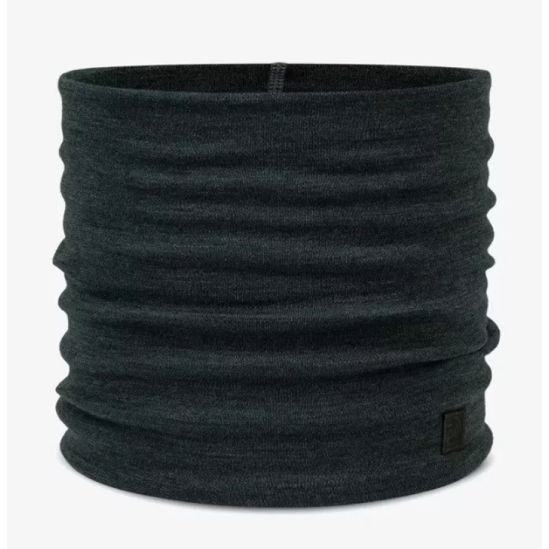 Buff Merino Heavyweight Solid Forest halswarmer – naadloze merinowollen halswarmer, unisex, donkergroen