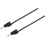VOLTCRAFT meetkabel [stekker 4 mm - stekker 4 mm] 2 m zwart MSB-300 (MSB-300-2-SW)