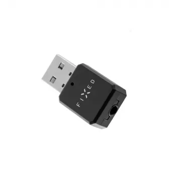 Bluetooth-audio-ontvanger FIXED FIXSIG-BK — zwart, draadloze audio-streaming-adapter met 3,5-mm-uitgang