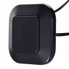 Op plank gemonteerde LED-lamp cama meble 2LED blauw, rechthoekig, opbouw, transparant/zwart