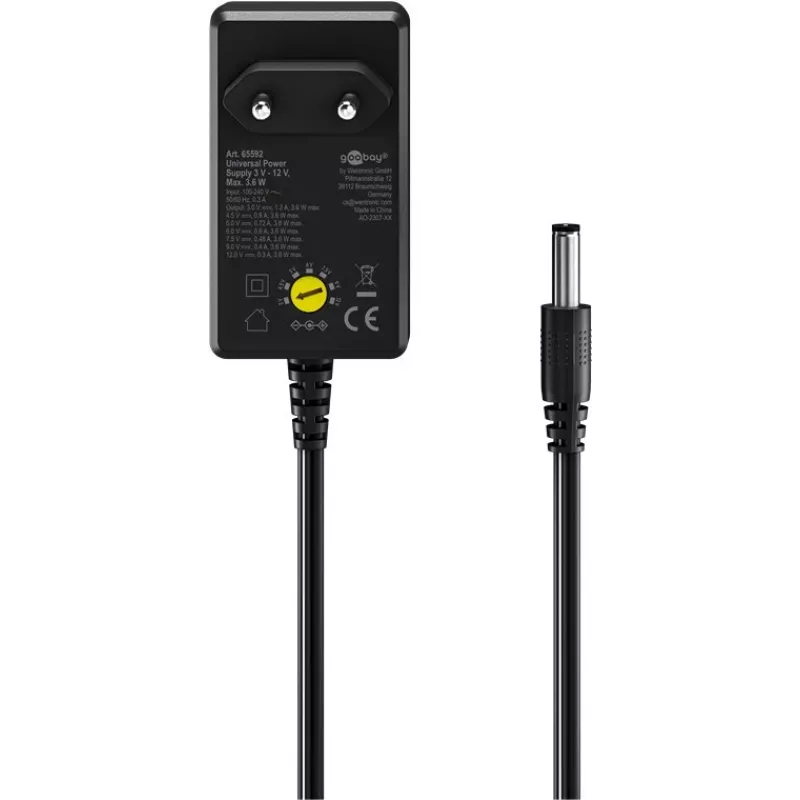 Goobay 65592 voeding zwart