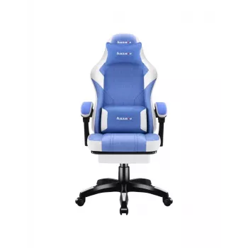 Gamingstoel huzaro Force 3.7 blauw — ergonomisch design, hoogteverstelbaar