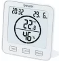 Beurer HM 22 hygrometer digitale luchtvochtigheidsmeter, digitaal display