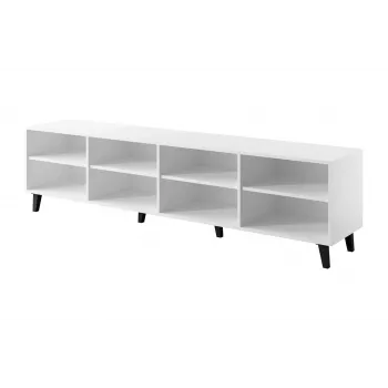 TV-meubel cama meble BARI 200x42x52 wit mat — 200×42×52 cm