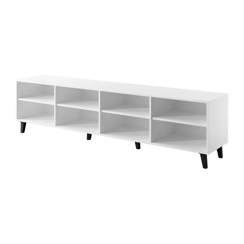 TV-meubel cama meble BARI 200x42x52 wit mat — 200×42×52 cm