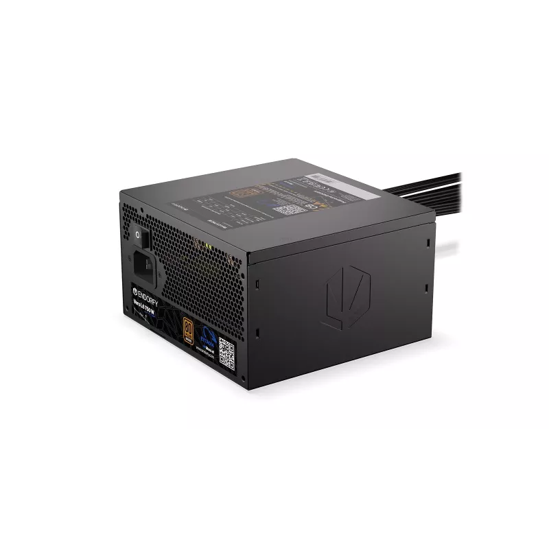 Voeding ENDORFY Vero L6 750 W, 24-polig ATX, 80 PLUS Bronze, 120 mm ventilator, zwart
