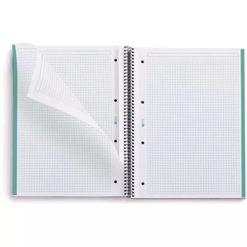 MAUL A613351 Eco Emotions 1 collegeblok A4 geruit, mint