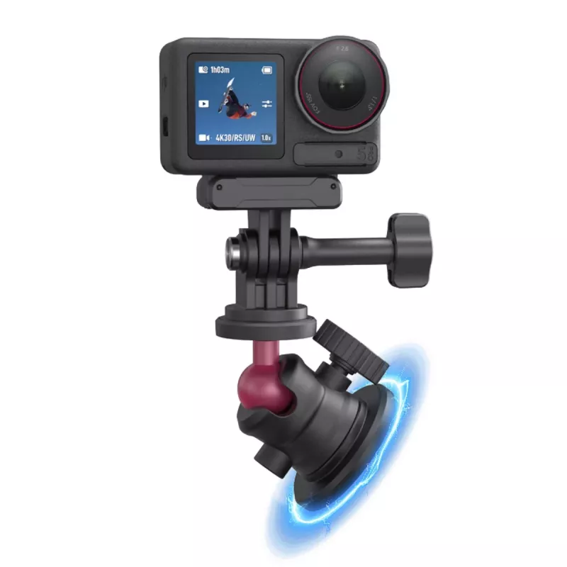 Telesin magneethouder voor sportcamera S7-JBK-12 – magnetische snelwisselbasis voor actioncams