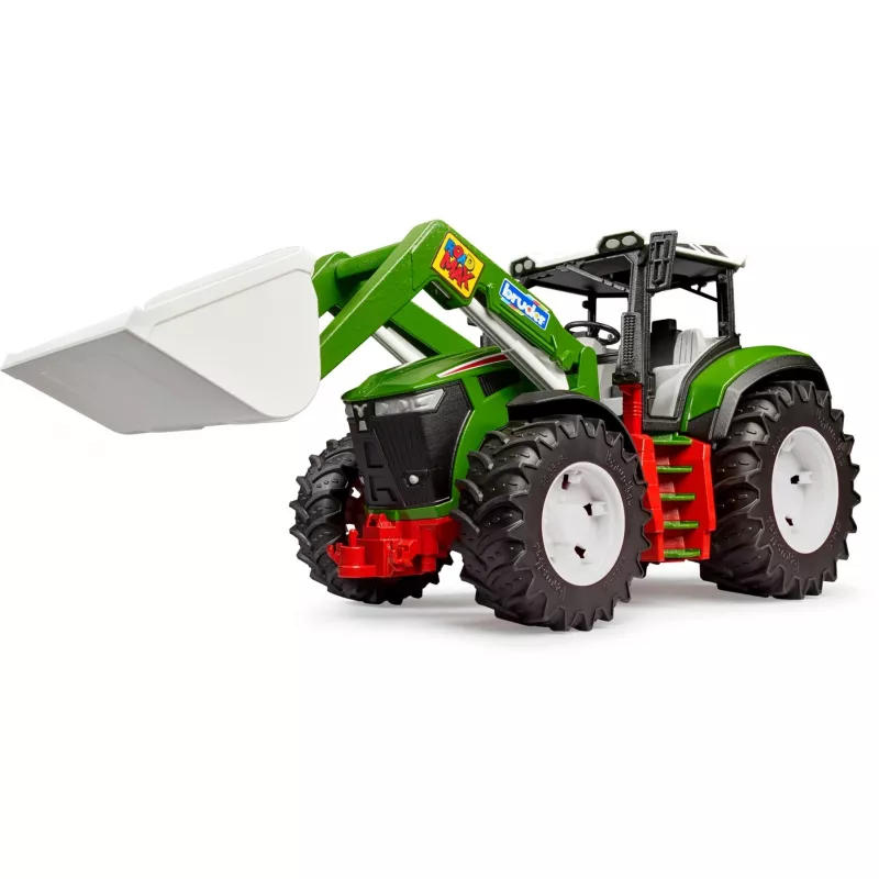 BRUDER tractor met voorlader model BR-03451 – robuuste speelgoedtractor met beweegbare lader