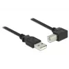 USB-kabel DeLOCK 2 m USB 2.0 USB A USB B zwart