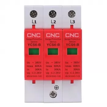 Overspanningsbeveiliging HiSmart NV821709 3-polig, 30–60 kA, 385 VAC