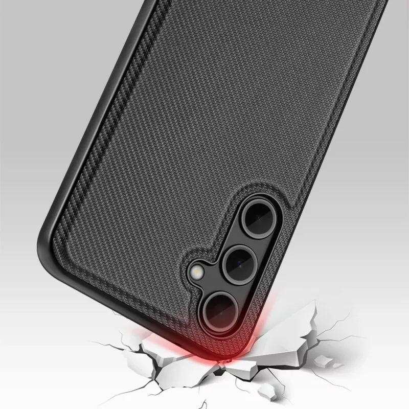 StyleShell NYLO, hoesje zwart, Samsung Galaxy A35 5G
